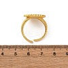 Brass Micro Pave Cubic Zirconia Cuff Rings RJEW-D323-04G-5