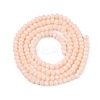 Opaque Solid Color Imitation Jade Glass Beads Strands EGLA-A044-P2mm-D05-3