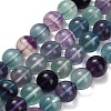 Natural Fluorite Beads Strands G-L634-B04-10mm-2