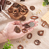 DIY Geometry Drop Earring Making Kit DIY-TA0003-79-5