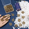 50Pcs Tibetan Style Alloy Pendants FIND-SC0020-97-3