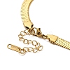 Ion Plating(IP) 304 Stainless Steel Herringbone Chain Necklace for Men Women X-NJEW-E076-03E-G-3