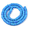Handmade Polymer Clay Beads Strands CLAY-R089-6mm-164-2