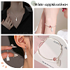5Pcs 925 Sterling Silver Feather Charms with Jump Rings with 1Pc Double Sided Suede Fabric Silver Polishing Cloth FIND-BBC0015-94-6