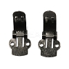 Iron Flat Blank Shoe Clips IFIN-WH0072-01B-B-1