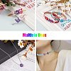 Spray Painted Zinc Alloy Slide Charms ALRI-WH0005-13Y-5