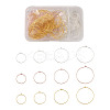 Brass Wine Glass Charm Rings KK-CD0001-05-1