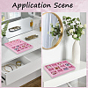 3Pcs 3 Styles Rectangle Velvet Display Trays ODIS-SP0001-16-5