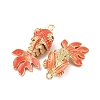 Brass Micro Pave Cubic Zirconia Pendants X1-KK-D019-30C-G-2