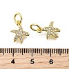 Brass Micro Pave Cubic Zirconia Pendants KK-K300-11G-3