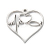 Non-Tarnish 304 Stainless Steel Pendants STAS-G251-08P-1