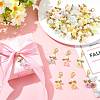 70Pcs 7 Style Acrylic & Alloy Pendant Decorations HJEW-FS00066-6