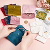 12Pcs 12 Styles Velvet Jewelry Pouches ABAG-AN0001-03-3