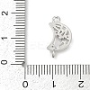 Brass Clear Cubic Zirconia Connector Charms LS-KK-Z094-03P-01-3