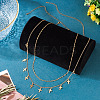 1Pc Alloy Double Layer Cross Charm Waist Chains AJEW-TA0002-20-5