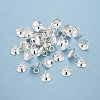 201 Stainless Steel Bead Cap Pendant Bails STAS-L244-27A-S-1