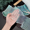 Mermaid Color Polyester Pleated Lace Trim Ribbon DIY-WH0401-58C-3