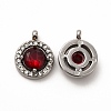 304 Stainless Steel Cubic Zirconia Pendants STAS-A076-05P-2