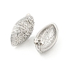 Non-Tarnish Horse Eye 304 Stainless Steel Ear Studs EJEW-L290-009P-2