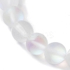 Beach Turtle Dyed Synthetic Turquoise Bead Bracelets BJEW-JB10252-01-3