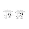 Non-Tarnish 201 Stainless Steel Pendants STAS-N091-148P-1