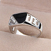 Alloy Micro Pave Cubic Zirconia Finger Rings for Men FS-WGE231C-05-1