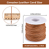 50M Cowhide Leather Cord DIY-CL0001-22-2