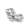 Brass Micro Pave Clear Cubic Zirconia Chandelier Components Link KK-D283-11P-2