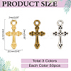 150Pcs 3 Colors Tibetan Style Alloy Pendants FIND-ME0001-57-2