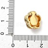 Brass Micro Pave Clear Cubic Zirconia Magnetic Clasps KK-Z139-01G-02-3