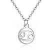 Non-Tarnish 201 Stainless Steel Pendants Necklaces LS-NJEW-S063-TN505-4-1