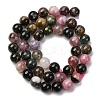Natural Multicolor Tourmaline Beads Strands G-K402-A01-8mm-3