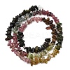 Natural Multicolor Tourmaline Chip Bead Strands G-M298-15-3