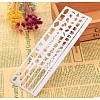 Stainless Steel Drawing Stencil DIY-WH0005-F-1
