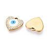 304 Stainless Steel Rhinestone Pendants STAS-N110-48A-G-2