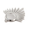 Non-Tarnish 304 Stainless Steel Pendant Cabochon Settings STAS-H172-13P-3