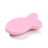 Black & Pink Opaque Resin Cabochons CRES-P026-A06-2