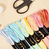 Polyester Embroidery Threads OCOR-WH20074-13A-01A-6