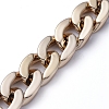 Handmade CCB Plastic Curb Chains AJEW-JB00633-1