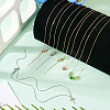 6Pcs 3 Colors Brass Box Chain Necklaces NJEW-TA0001-20-9