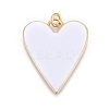 Brass Enamel Pendants KK-M205-13G-08-1