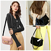2Pcs PU Leather Bag Strap and Acrylic & CCB Plastic Link Chains Bag Handles FIND-GF0001-60-6