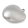 Anti-Tarnish 304 Stainless Steel Pendants STAS-M084-03A-P-2