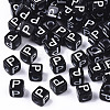 Opaque Acrylic Beads X-SACR-N002-01P-1