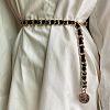 Alloy PU Leather Braided Waist Chains for Woman WGB955C-05-1