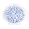 Transparent Spray Painted Glass Beads EGLA-N018-4mm-05-1