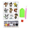 DIY Animal Theme Diamond Painting Stickers Kits For Kids DIY-O016-15-1