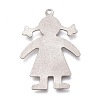 Non-Tarnish 304 Stainless Steel Pendants STAS-H113-09P-2