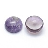 Natural Amethyst Cabochons X-G-P393-R39-12mm-2