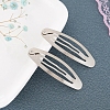 Alloy Snap Hair Clips PW-WGA742D-02-1